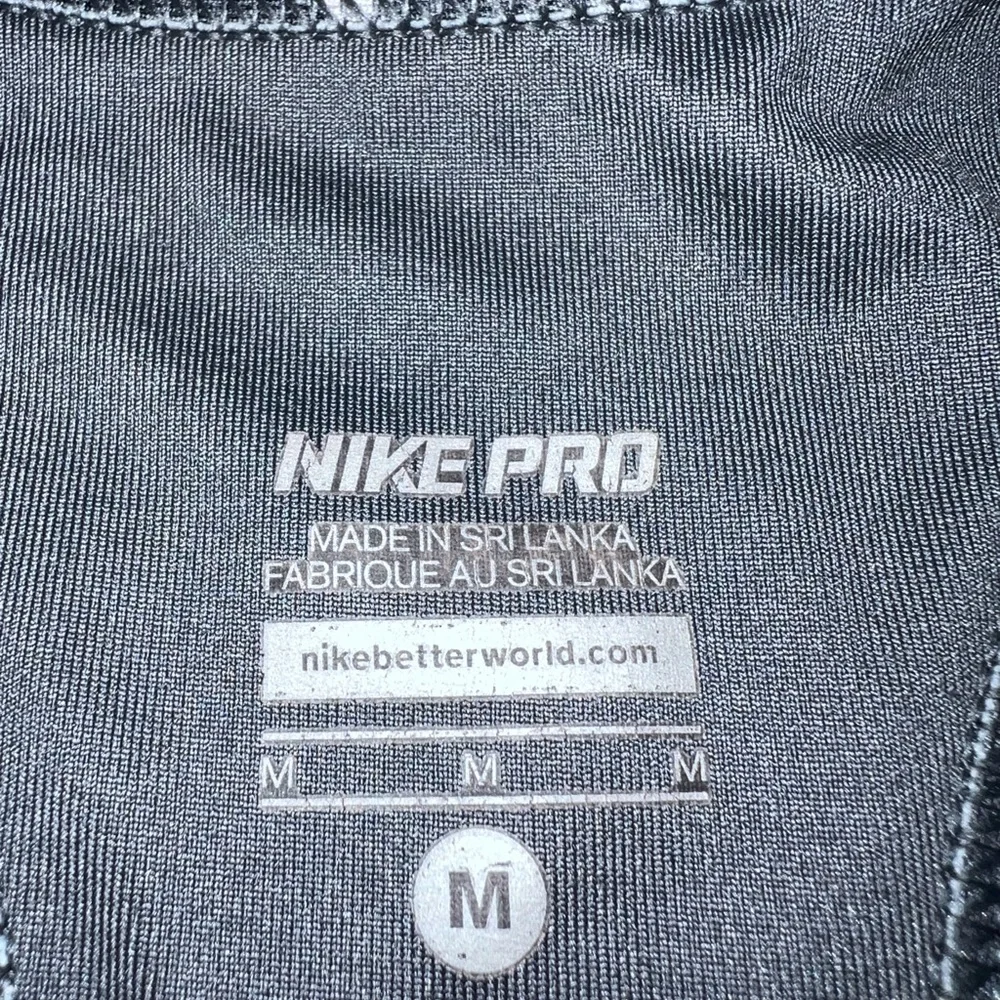NIKE pro dri-fit grey and neon, green sports bra, size medium
